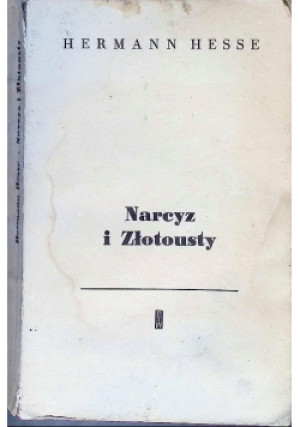 Narcyz i złotousty - Hermann Hesse - książka  wyd. 1958