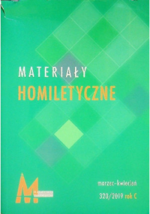 Materiały Homiletyczne - książka  wyd. 2019