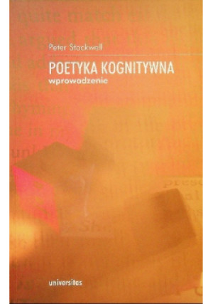 Poetyka kognitywna - Peter Stockwell - książka  wyd. 2006