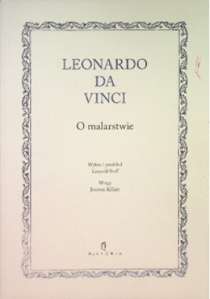 O malarstwie - da Vinci Leonardo - książka  wyd. 2019