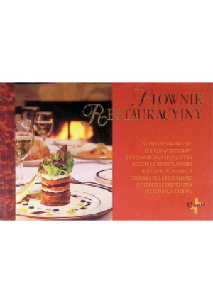 Słownik restauracyjny - książka  wyd. 2004