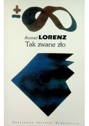 Tak zwane zło - Konrad Lorenz - książka  wyd. 1996