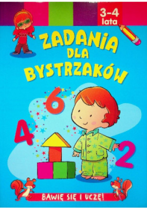 Zadania dla bystrzaków 3 4 lata - Jesus Lopez - książka  wyd. 2022