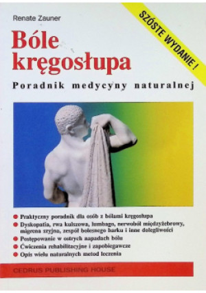 Bóle kręgosłupa - Renate Zauner - książka  wyd. 1994