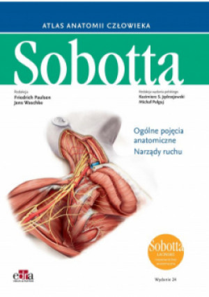 Atlas anatomii człowieka Sobotta Tom 1 - F. Paulsen, J. Waschke - książka  wyd. 2019