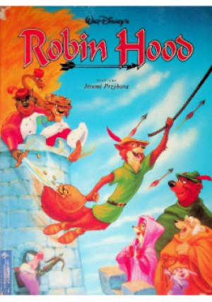 Disney  Robin Hood - Jeremi Przybora - książka  wyd. 1996