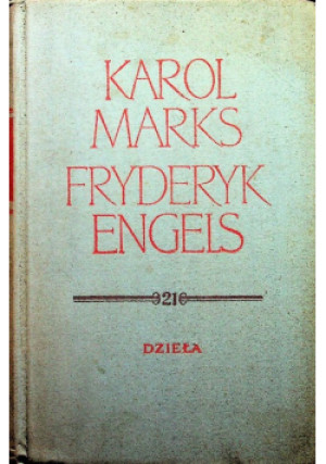 Dzieła Tom 21 - Karol Marks - książka  wyd. 1969