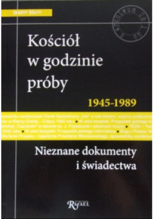 Kościół w godzinie próby - Jarosław Wąsowicz, Jarosław Szarek - książka  wyd. 2005