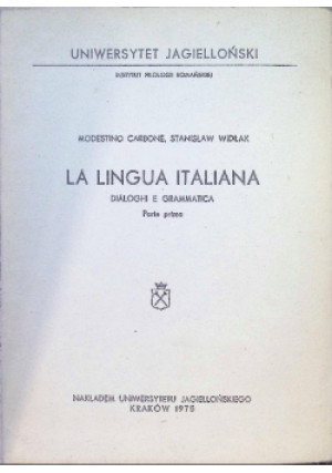 La lingua italiana - Modestino Carbone - książka  wyd. 1979