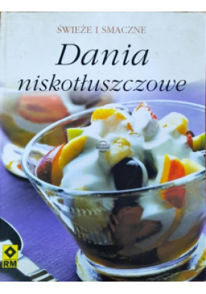 Dania niskotłuszczowe - książka  wyd. 2003