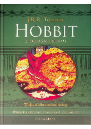 Hobbit z objaśnieniami - J.R.R - Tolkien - książka fantasy wyd. 2022