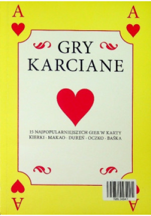 Gry Karciane - książka historyczna wyd. 1998