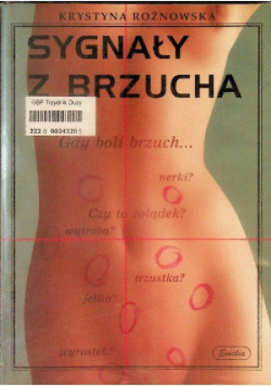 Sygnały z brzucha - Krystyna Rożnowska - książka  wyd. 2000