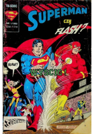 Superman czy flash Nr 1/ 92 - książka  wyd. 1992