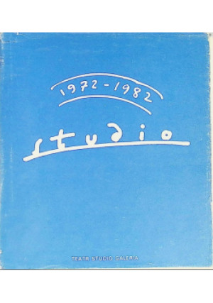 Studio 1972-1982 - Zbigniew Taranienko - książka  wyd. 1982