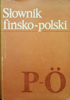 Słownik fińsko-polski Tom II - Czesław Kudzinowski - książka  wyd. 1988