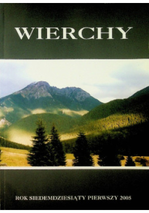 Wierchy - książka  wyd. 2005