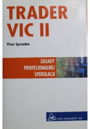 Trader VIC II - Victor Sperandeo - książka  wyd. 1998