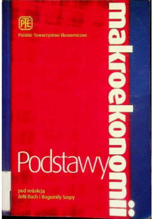 Dach podstawy makroekonomii - Zofia Dach - książka  wyd. 1999