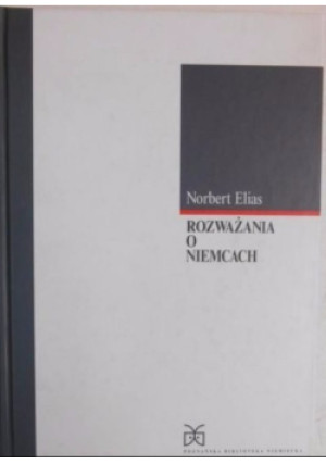 Rozważania o Niemcach - Norbert Elias - książka historyczna wyd. 1996