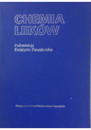 Chemia leków - Ewaryst Pawełczyk - książka  wyd. 1978