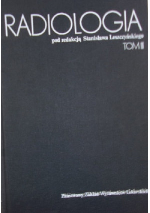 Radiologia Tom III - książka  wyd. 1993