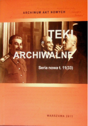 Teki archiwalne Tom 11 - książka historyczna wyd. 2011