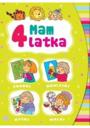 Mam 4 latka - książka  wyd. 2019