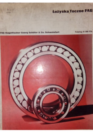 Łożyska toczne FAG - książka  wyd. 1974