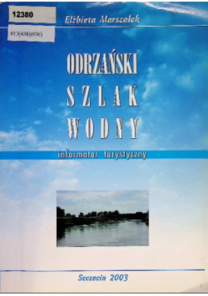Odrzański szlak wodny - Elżbieta Marszałek - książka  wyd. 2003