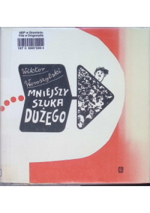 Mniejszy szuka dużego - Wiktor Woroszyński - książka  wyd. 1973