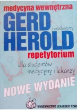 Medycyna wewnętrzna - Gerd Herold - książka  wyd. 1996
