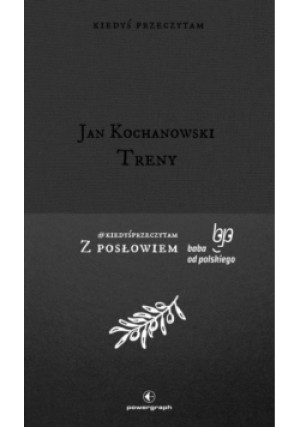Treny - Jan Kochanowski - książka  wyd. 2025
