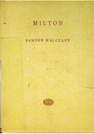 Samson Walczący - John Milton - książka  wyd. 1977