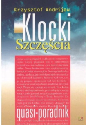 Klocki szczęścia - Krzysztof Andrijew - książka  wyd. 2004