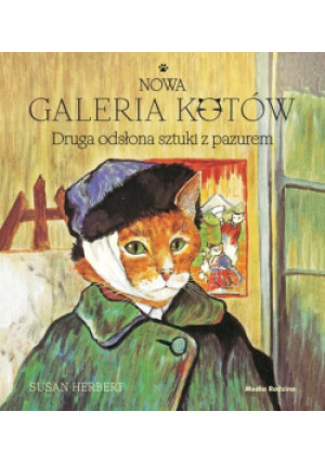 Nowa galeria kotów Druga odsłona sztuki z pazurem - Susan Herbert - książka  wyd. 2021