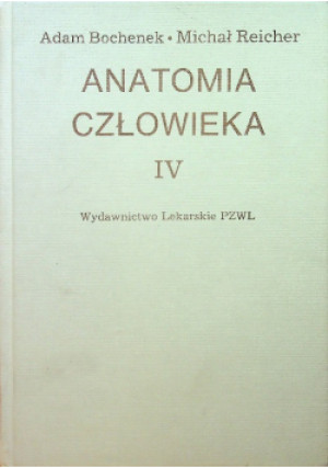 Anatomia człowieka IV - Adam Bochenek - książka  wyd. 1993