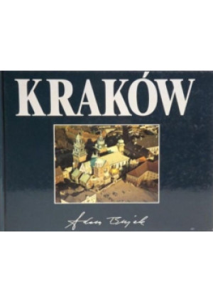Kraków z lotu ptaka - Adam Bujek - książka historyczna wyd. 1992