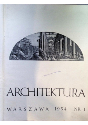 Architektura Nr 1-12/54 - książka  wyd. 1954