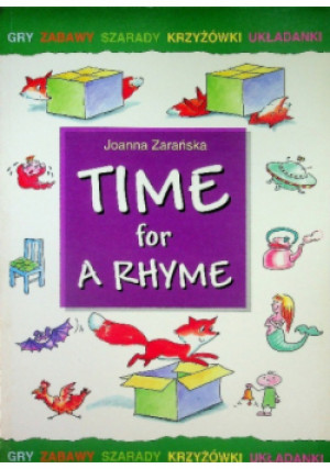 Time for a rhyme - Joanna Zarańska - książka  wyd. 1999