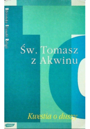 Kwestia o duszy - książka  wyd. 1996