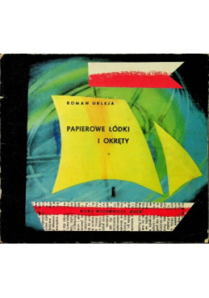 Papierowe łódki i okręty - Roman Ukleja - książka  wyd. 1963