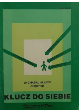 Klucz do siebie - Chasaj Alijew - książka  wyd. 1990