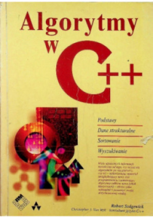 Algorytmy w C + + - Robert Sedgewick - książka  wyd. 1999