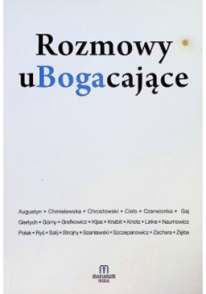 Rozmowy uBogacające - książka  wyd. 2010