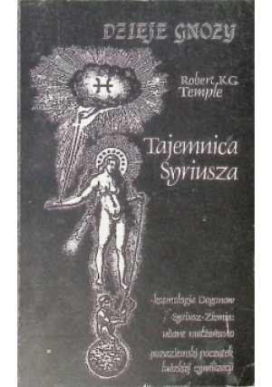 Tajemnica Syriusza - Robert K.G Temple - książka historyczna wyd. 1991