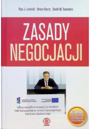 Zasady negocjacji - Bruce Barry, Roy J. Lewicki, David M. Sounders - książka  wyd. 2011