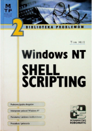 Windows Nt Shell Scripting - Tim Hill - książka  wyd. 1999