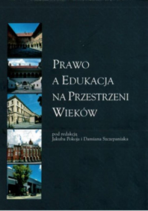Prawo a edukacja na przestrzeni dziejów - książka  wyd. 2018