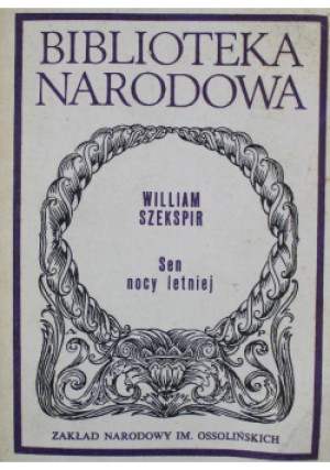 Sen nocy letniej - William Szekspir - książka  wyd. 1987